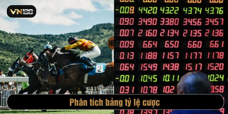Phân tích bảng tỷ lệ cược kèo đua ngựa